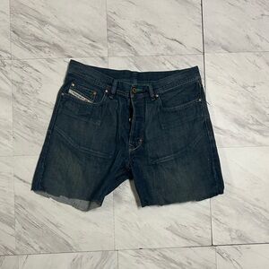 Diesel Dark Blue Denim Shorts